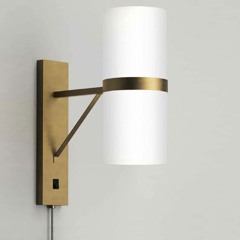 Cylindro LED 6 inch Brushed Brass Wall Sconce Wall Light